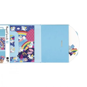Puzzle de voyage enfant 24 pcs magnéti'puzzle licornes Janod