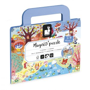 Puzzle de voyage enfant 36 pcs magnéti'puzzle 4 saisons Janod