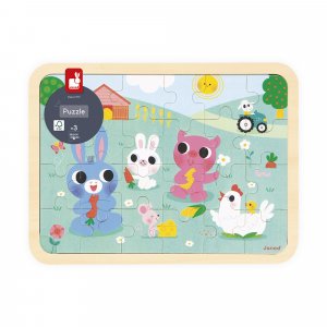 Puzzle en bois 24 pièces Janod