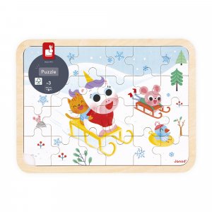 Puzzle en bois 24 pièces Janod