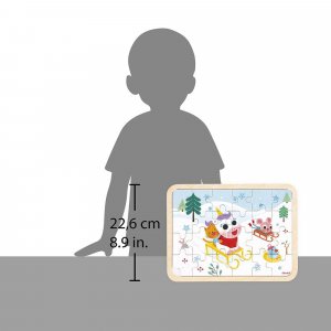 Puzzle en bois 24 pièces Janod