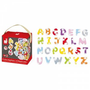 Lot de 52 lettres magnétiques splash Janod