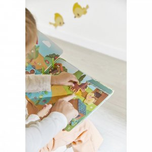 Livre d'activités pour enfant busy book ferme Janod