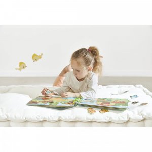Livre d'activités pour enfant busy book ferme Janod