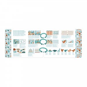 Livre d'activités pour enfant busy book dinosaures Janod