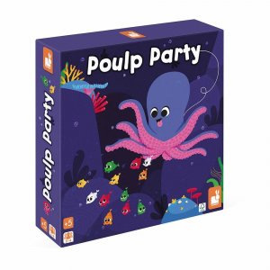 Jeu de société pour enfant poulp party Janod