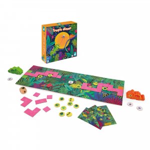 Jeu de société pour enfant tropic dinner Janod