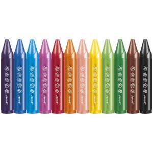 Set de 12 crayons de cire Janod
