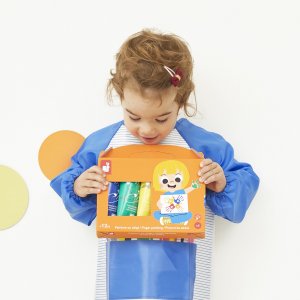 Lot de 5 tubes de peinture à doigt Janod