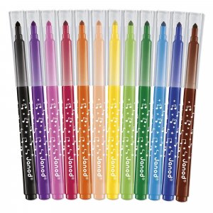 Set de 12 feutres longue durée Janod