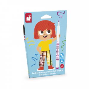 Set de 10 feutres pinceaux Janod