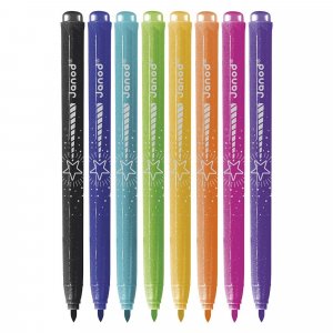 Set de 8 feutres pailletés Janod