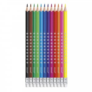 Set de 12 crayons de couleurs effaçables Janod