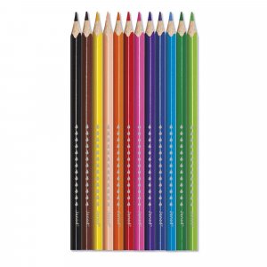 Set de 12 crayons de couleurs aquarellables Janod