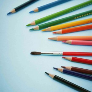 Set de 12 crayons de couleurs aquarellables Janod