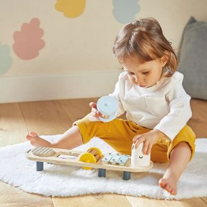 Jeu d'éveil sonore en forme de chenille sweet cocoon Janod