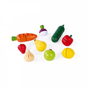 Set xxl de fruits & légumes à découper Janod