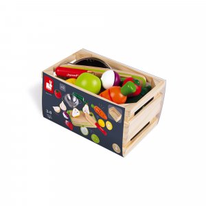 Set xxl de fruits & légumes à découper Janod