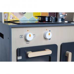 Grande cuisine enfant en bois mozaïc Janod