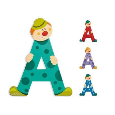 Lettre de l'alphabet clown a