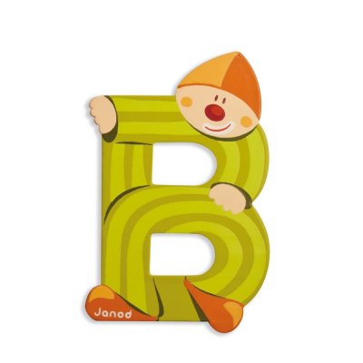 Lettre de l'alphabet clown b