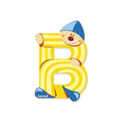 Lettre de l'alphabet clown b