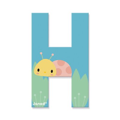 Lettre de l'alphabet pure h