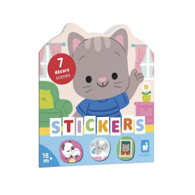 Cahier de stickers pour enfants la maison