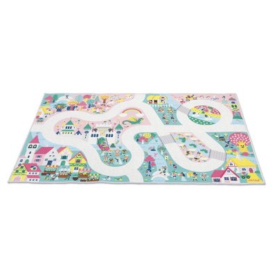 Tapis de jeu avec circuit cross roads royaume enchanté
