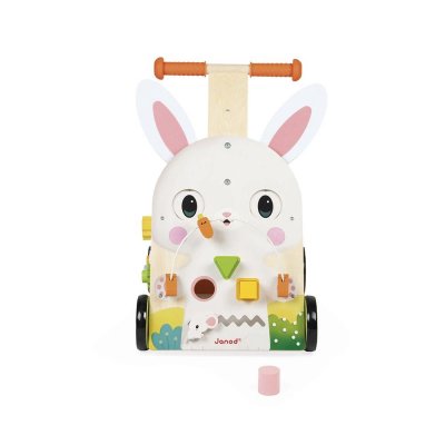 Chariot de marche multi-activités lapin