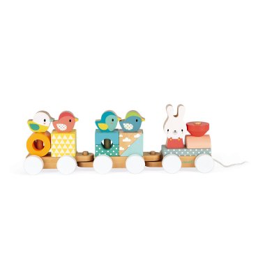 Train en bois à tirer pure