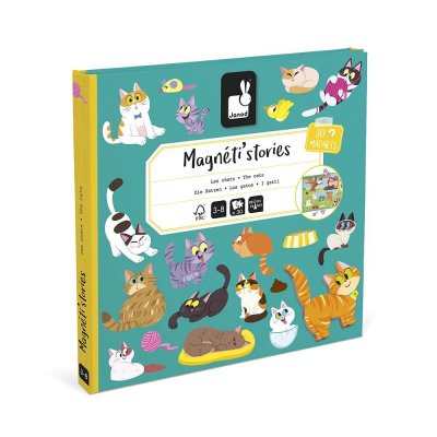 Jeu d'éveil magnétique magnéti'stories les chats