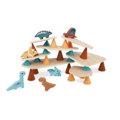 Jeu d'équilibre en bois pour enfant piks dino