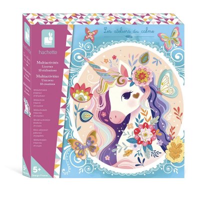 Coffret créatif enfant multiactivités licornes
