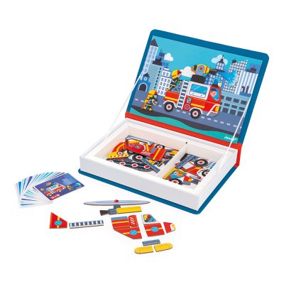 Jeu magnéti'book pompiers