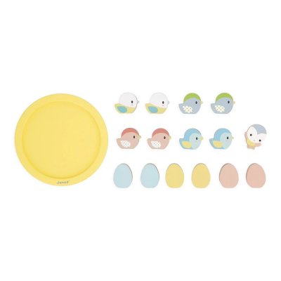 Jeu empilable et d'équilibre oiseaux pure