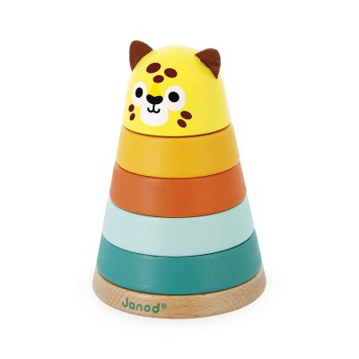 Pyramide à empiler en bois jaguar tropik