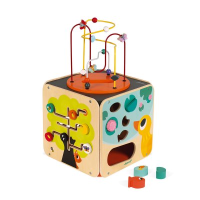 Cube d'activités géant en bois maxi looping