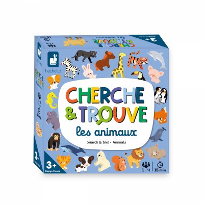 Jeu d'observation mon premier cherche et trouve - animaux