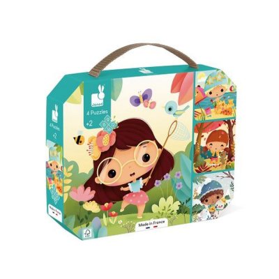 Lot de 4 puzzles évolutifs les 4 saisons