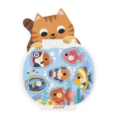 Puzzle en bois aquarium 6 pièces