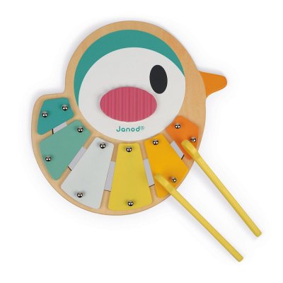 Xylophone pour enfant en forme d'oiseau