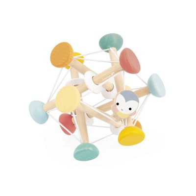 Balle sensorielle en bois enfant pure