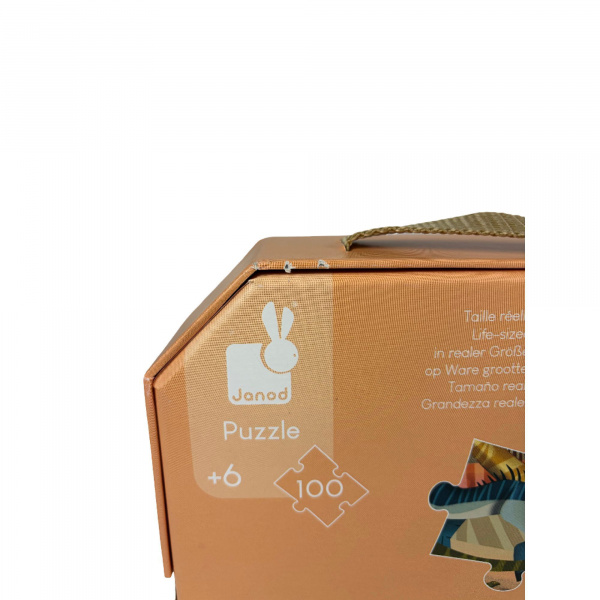 Les imparfaits - puzzle panoramique 100 pièces dinosaures Janod