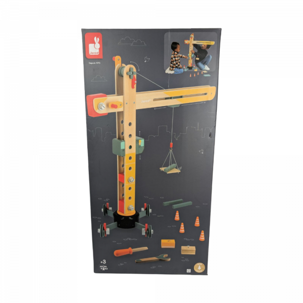 Les imparfaits - grande grue en bois Janod