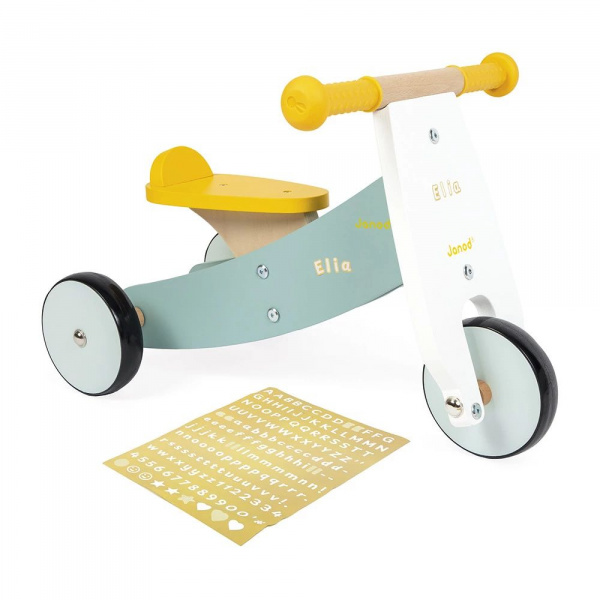 Tricycle en bois enfant à personnaliser Janod