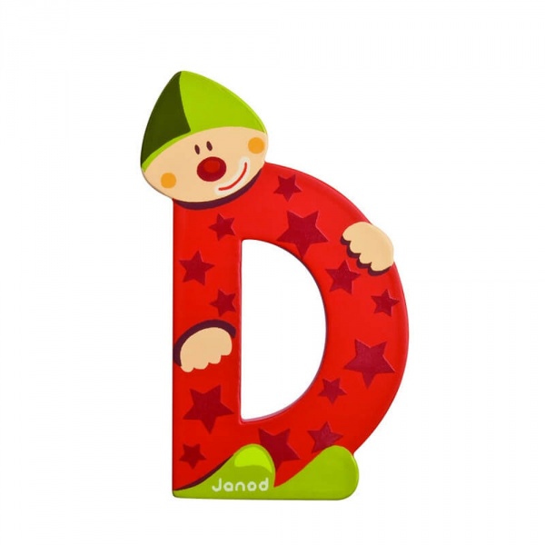Lettre de l'alphabet clown d Janod