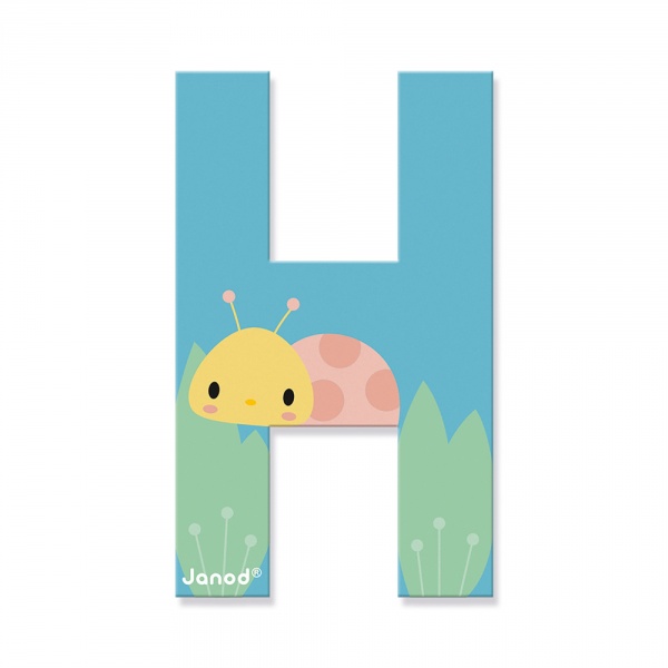 Lettre de l'alphabet pure h Janod