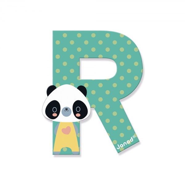 Lettre de l'alphabet pure r Janod