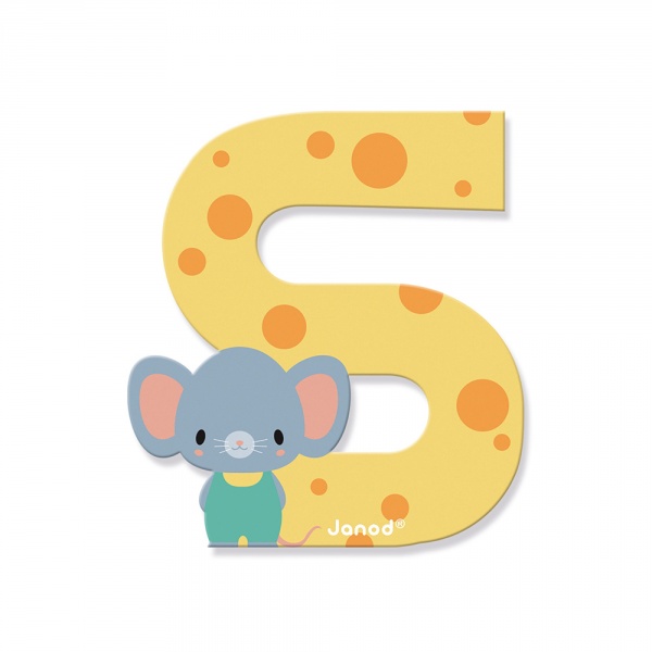 Lettre de l'alphabet pure e Janod